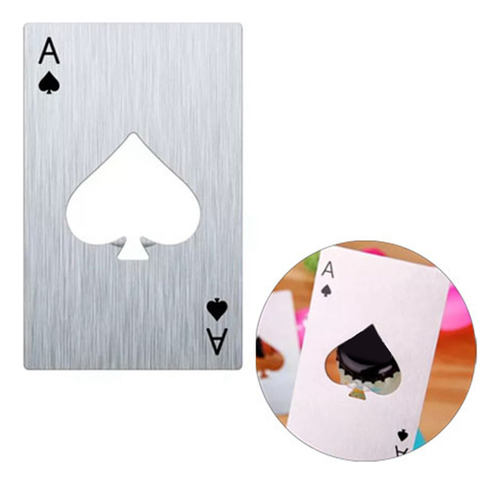 Abridor De Botellas De Cartas De Póquer Con Forma De Póquer,