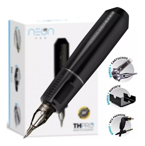 Neon Pen Máquina Rotativa Tattoo Consulte As Cores + Brinde