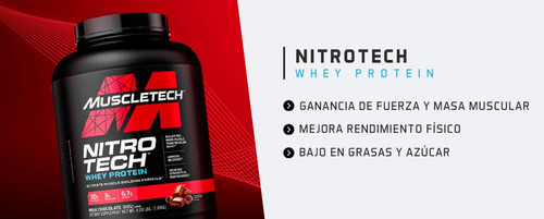 Proteína Nitrotech Performance Vanilla 10lb
