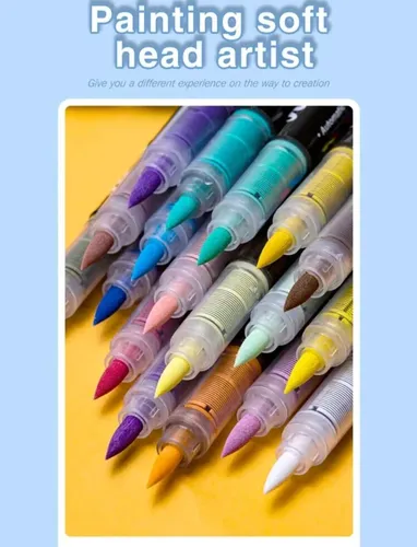 Marcador Acrílico Acrylic Brush - 168 Cores | MercadoLivre