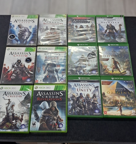 Coleção Completa Jogos Assassins Creed Xbox One (Recondicionado)