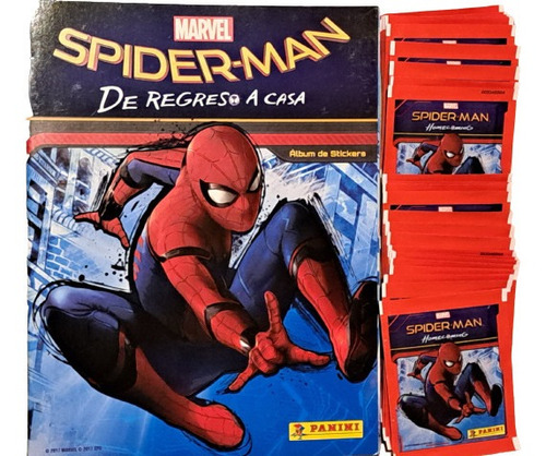 Album Spiderman Regreso A Casa + 25 Sobres