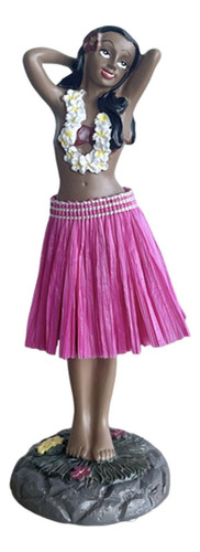 Muñeca Hawaiana Para Salpicadero, Idea De Regalo, Resina De
