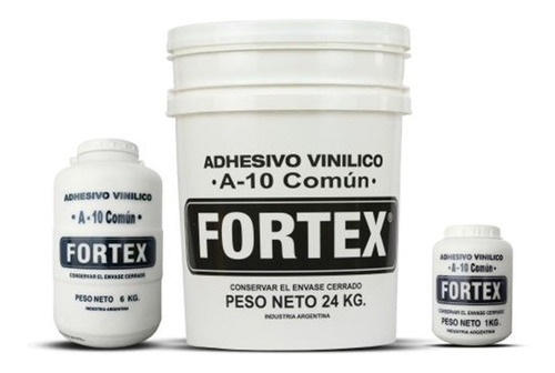 Adhesivo Vinilico / Cola Vinilica Fortex A10 X 24 Kg