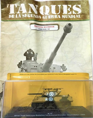 M10 Tank Destroyer Estados Unidos 1944 Tanques De La Segunda