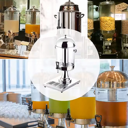 Suqueira Dispenser Suco Refresqueira Inox 8 Litros Premium