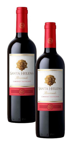 Kit 2 Vinho Santa Helena Cabernet Sauvignon Reservado 750ml