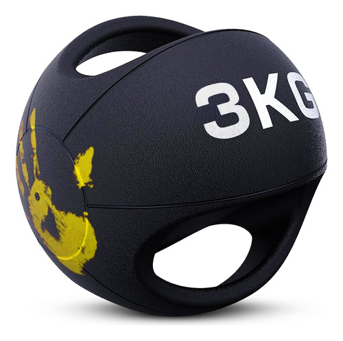 Pelota Balon De Azote Medicinal Crossfit Con Agarres 3kg