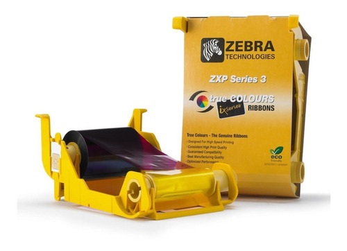 Zebra 800033-340 - Ribbon Para Impresora De Fotocheck Zxp3