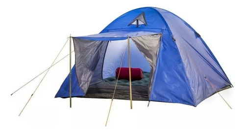 Carpa 4 Personas Klimber Doble Techo Alero Liviana Camping 