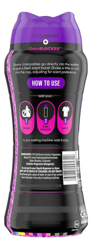 Perlas Para Ropa Downy Unstopables Lush 345g, Aroma Lavanda