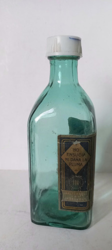 Frasco Antiguo Tinta Caimán (Usado)