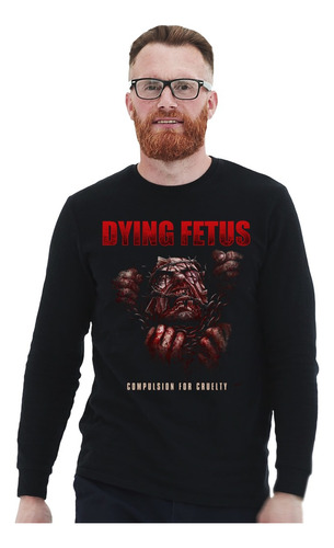 Polera Ml Dying Fetus Compulsion For Cruelty Metal Impresión