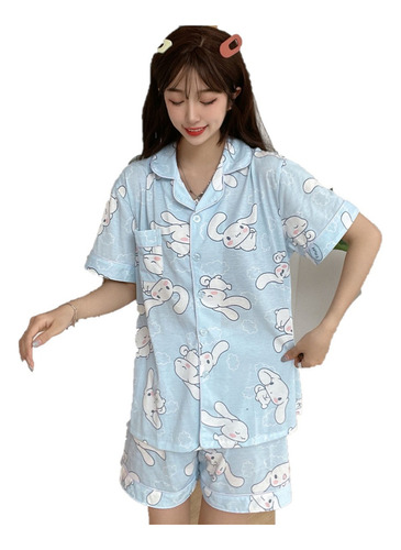 Pijama Con Estampado De Anime Creativity Cinnamoroll Dog