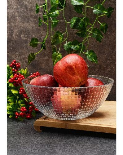 Imagen 8 de 8 de Ensaladera En Vidrio Con 6 Bowls - Set X 7 Piezas