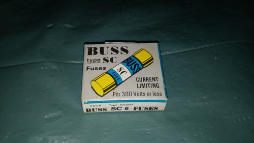 Buss Class G Fuse Sc-6 (nc67-09) Cx C/4 (126) (72)