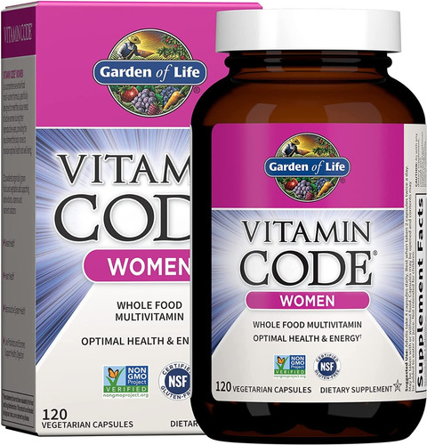 Garden Of Life Vitamina Code Para Mulheres 120 Capsulas 