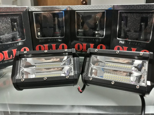 Faro Barra Led 5 Pulgadas 24 Leds 72watts 6000k Marca Ollo