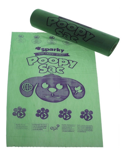 Imagen 2 de 2 de Bolsas Excremento Mascotas Popo De Perros X 160 Ref.3041269