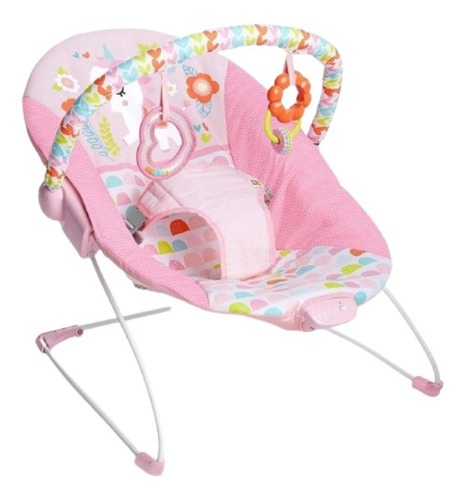 Imagen 3 de 5 de Silla mecedora para bebé Bright Starts Fancy fantasy 12205-ES rosa