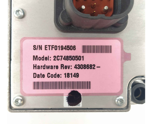 Módulo De Controle De Transmissão Eaton 2c748550501