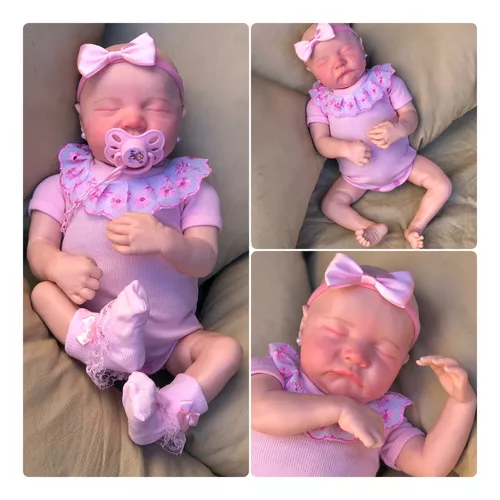 Boneca Bebe Reborn Promoção Barata corpo de pano