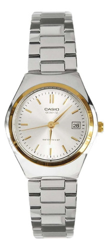 Reloj Casio Metal Dama Plateado Ltp-1170g-7a Relojesymas