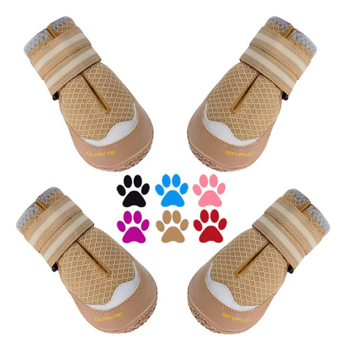 Calzado Mascota Zapato Talle 5 Color Caqui