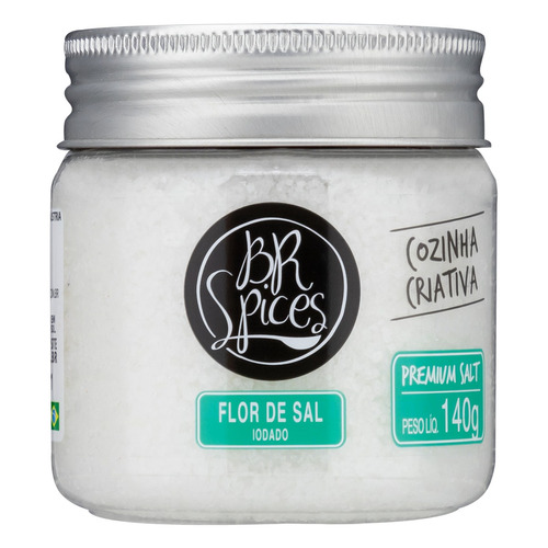 Flor de Sal BR Spices Premium Salt Pote 140g