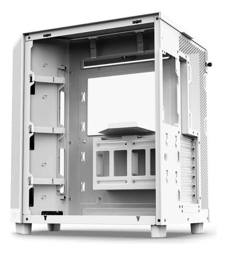 Gabinete Gamer Nzxt H6 Flow Rgb Mid Tower Compacto Branco