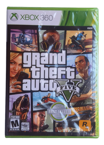 Grand Theft Auto V Xbox 360 Físico Nuevo