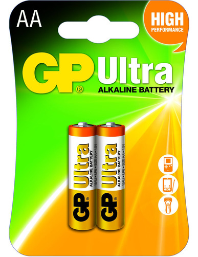 Pila Alcalina Aa Ultra 1.5 V Voltios En Blister Gp 2 Un