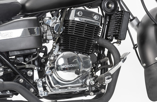 Imagen 3 de 15 de Mondial Hd 250 0 Km Custom Choper Nueva Creditos Solo Dni