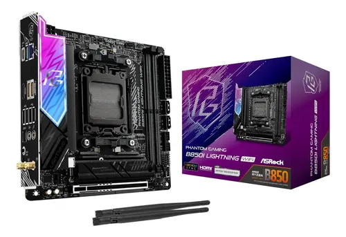 comprar Asrock Amd B850i Lightning Wifi 6e Socket Am5 Ryzen Ddrmhz 1