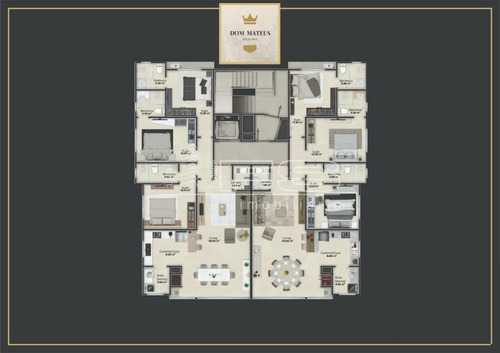 Imagem 2 de 5 de Dom Mateus Exclusive - 3 Suites Meia Praia Itapema - 3208