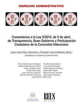 Comentarios A La Ley2/2015, De 2 De Abril, De Transparenc...