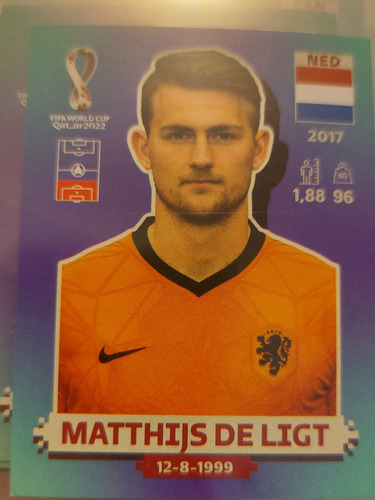 Lamina Album Mundial Qatar 2022 / Matthijs De Ligt 