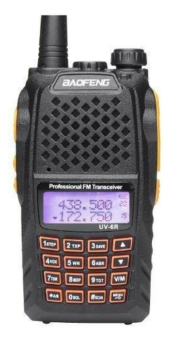 Comunicador FM de doble banda Radio Ht con visor Baofeng Bf-6r