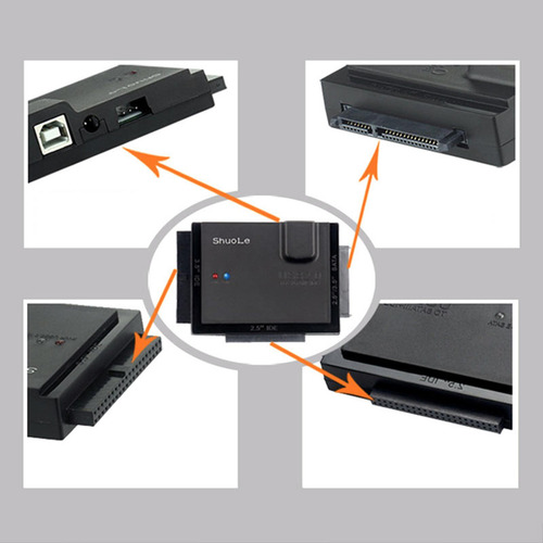 Ide Sata Para Conversor De Adaptador Usb 2.0 Suporte 5tb,