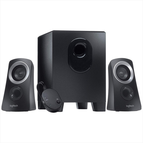 Logitech Z313, Altavoces 2.1 De Sonido Potente Y Equilibrado Color Negro 110v