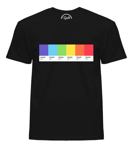 Playera Pride Pantone Colores Arcoiris Rainbow T-shirt