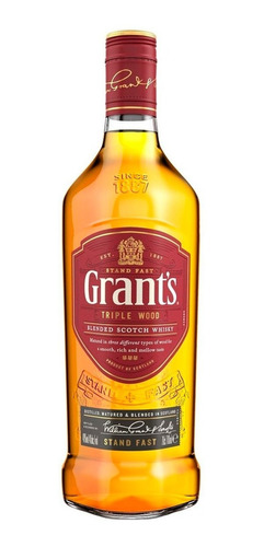 Whisky Escoces Grants Rojo 1 Litro