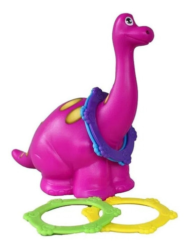 Dinosaurio Con Aros Juego Didactico Niños Bebés
