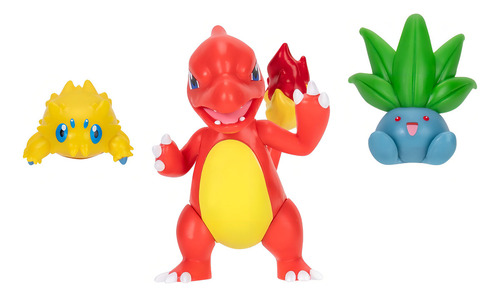 Pokemon Battle Figure Set Joltik + Charmeleon + Oddish
