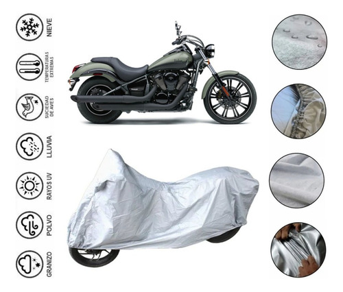 Cover Impermeable Moto Para Kawasaki Ninja Vulcan 900 Custom