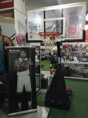 Sistema Tablero 60 Basquet Spalding Platinum Profesional Nba