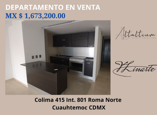 Departamento En Vneta En La Roma Norte Cdmx I Vl11-za-125