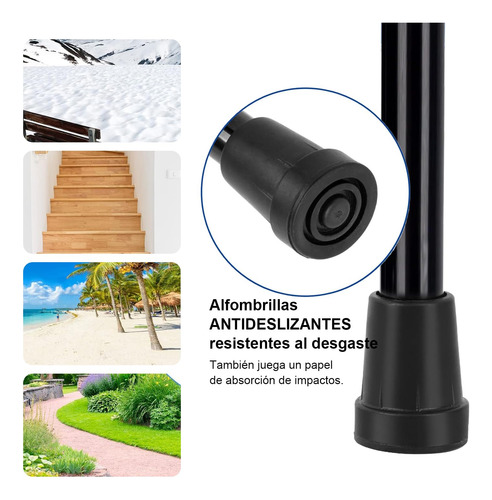 Bastón Plegable Ajustable, Baston Retractil Fácil