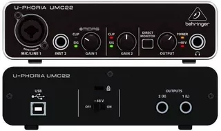 Interfaz Audio Behringer U-phoria Umc22