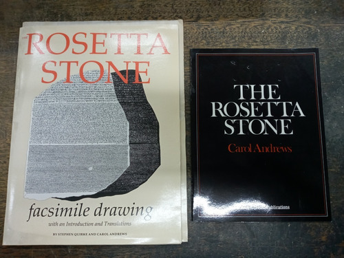 Imagen 3 de 9 de Rosetta Stone * Facsimile * Colour Slide * Cards * 2 Books *
